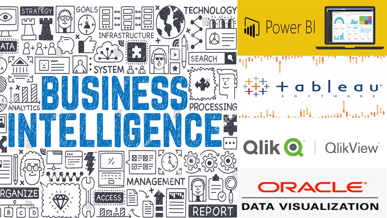 Business Intelligence e 4 Ferramentas Data Discovery PowerBI_Tableau_Qlikview_ORACLE